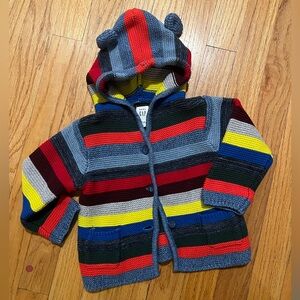 GAP striped sweater with ears!